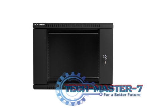 Szafa instalacyjna wisząca 19'' 9U 600X450mm czarna (drzwi szklane) Szafa instalacyjna wisząca 19'' 9U 600X450mm czarna (drzwi szklane)