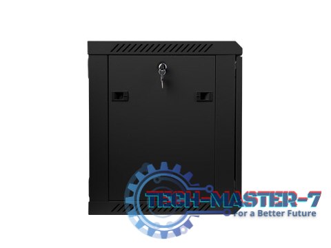 Szafa instalacyjna wisząca 19'' 9U 600X450mm czarna (drzwi szklane) Szafa instalacyjna wisząca 19'' 9U 600X450mm czarna (drzwi szklane)