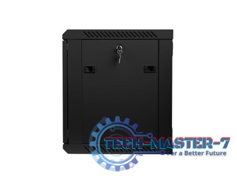 Szafa instalacyjna wisząca 19'' 9U 600X450mm czarna (drzwi szklane) Szafa instalacyjna wisząca 19'' 9U 600X450mm czarna (drzwi szklane)