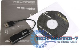 Zewnętrzna karta sieciowa USB 2.0 Fast Ethernet 100/10Mbps