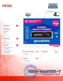 Dysk SSD PX700 4TB M.2 PCIe 2280 4x4 7400/6500MB/s Dysk SSD PX700 4TB M.2 PCIe 2280 4x4 7400/6500MB/s