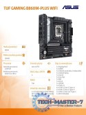 Płyta główna TUF GAMING B860M-PLUS WIFI s1851 4DDR5 USBC mATX Płyta główna TUF GAMING B860M-PLUS WIFI s1851 4DDR5 USBC mATX