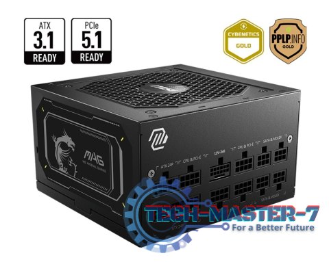 Zasilacz MAG A850GL PCIE5 II 850 W 80 Plus Gold Full Modular Zasilacz MAG A850GL PCIE5 II 850 W 80 Plus Gold Full Modular