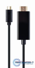 Adapter GEMBIRD A-CM-HDMIM-02 USB-C - HDMI