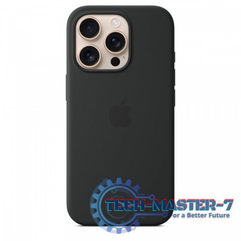 Etui silikonowe z MagSafe do iPhonea 16 Pro - czarne Etui silikonowe z MagSafe do iPhonea 16 Pro - czarne