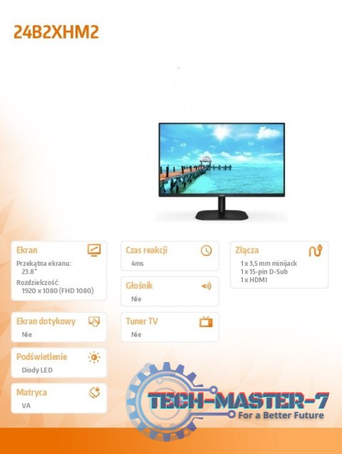 Monitor 23.8 24B2XHM2 VA HDMI Monitor 23.8 24B2XHM2 VA HDMI