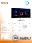 Monitor zakrzywiony 34 cale P3424WE 21:9/3440x1440/IPS/USBC/RJ45/HDMI/DP/3Y Monitor zakrzywiony 34 cale P3424WE 21:9/3440x1440/IPS/USBC/RJ45/HDMI/DP/3Y