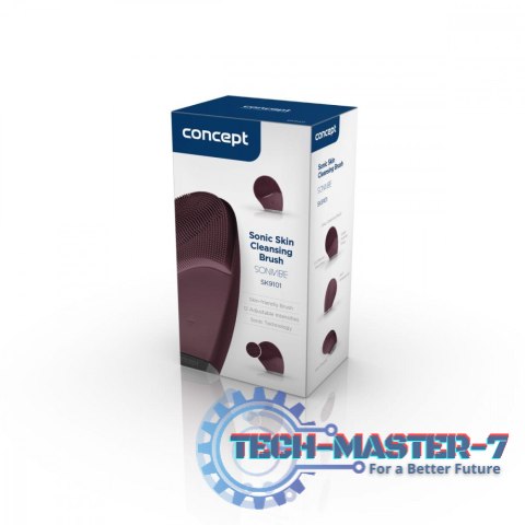 Szczoteczka do twarzy Sonivibe SK9101 burgundowa Szczoteczka do twarzy Sonivibe SK9101 burgundowa
