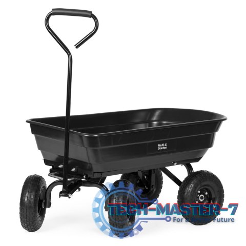 Wózek transportowy ogrodowy taczka wywrotka 75L 200 kg duże pompowane koła MultiGarden MULTI GARDEN Wózek transportowy ogrodowy taczka wywrotka 75L 200 kg duże pompowane koła MultiGarden MULTI GARDEN