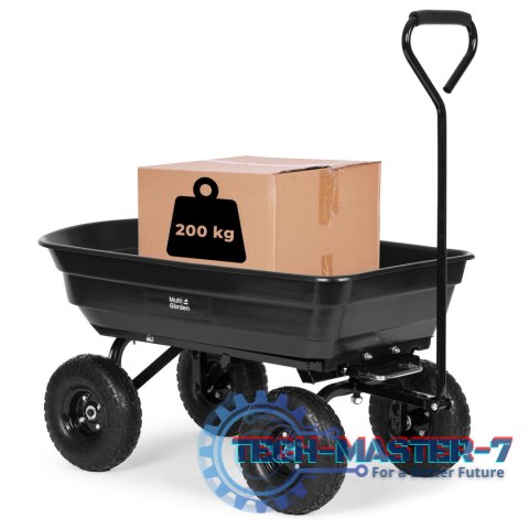 Wózek transportowy ogrodowy taczka wywrotka 75L 200 kg duże pompowane koła MultiGarden MULTI GARDEN Wózek transportowy ogrodowy taczka wywrotka 75L 200 kg duże pompowane koła MultiGarden MULTI GARDEN