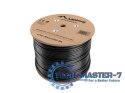 Kabel LAN UTP KAT-6 305M drut outdoor żelowany CU fluke passed, czarny Kabel LAN UTP KAT-6 305M drut outdoor żelowany CU fluke passed, czarny