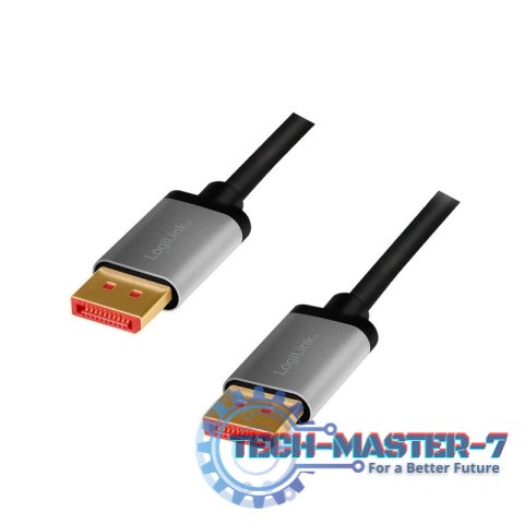 Kabel DisplayPort 8K/60 Hz,DP/M do DP/M aluminium 3m Kabel DisplayPort 8K/60 Hz,DP/M do DP/M aluminium 3m