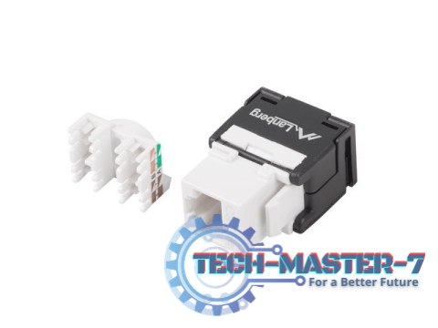 Moduł keystone gniazdo beznarzędziowy RJ45 - LSA UTP kat.5e 180 stopni do puszki montażowej Moduł keystone gniazdo beznarzędziowy RJ45 - LSA UTP kat.5e 180 stopni do puszki montażowej