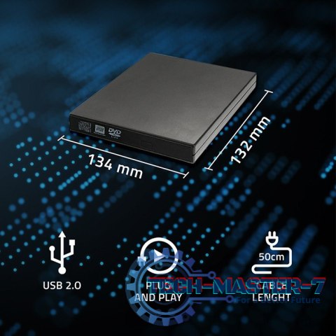 Obudowa/kieszeń na napęd optyczny CD/DVD SATA USB 2.0 12.7mm Obudowa/kieszeń na napęd optyczny CD/DVD SATA USB 2.0 12.7mm