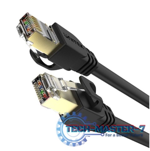 Patchcord Cat.7 SSTP (8P8C) RJ45, 10M, C1813EBK Czarny Patchcord Cat.7 SSTP (8P8C) RJ45, 10M, C1813EBK Czarny