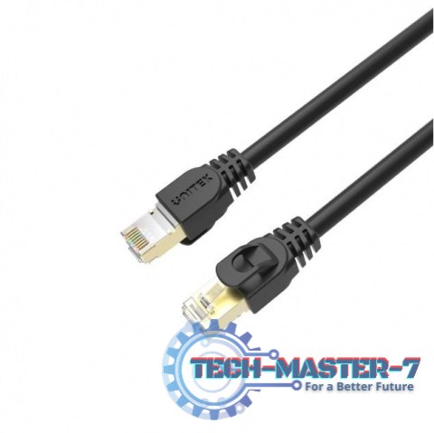 Patchcord Cat.7 SSTP (8P8C) RJ45, 2M, C1810EBK Czarny Patchcord Cat.7 SSTP (8P8C) RJ45, 2M, C1810EBK Czarny
