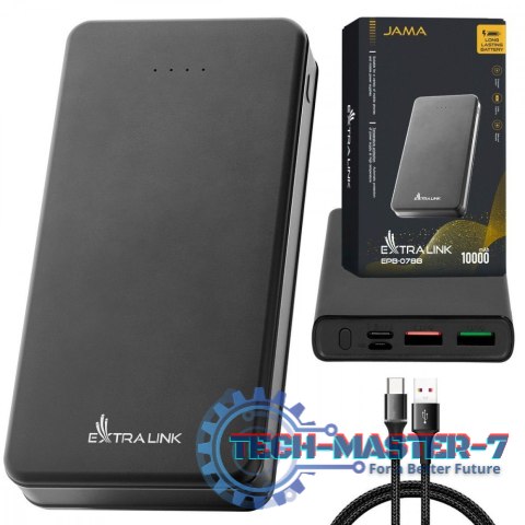 Powerbank EPB-078B EX.19560 czarny Powerbank EPB-078B EX.19560 czarny
