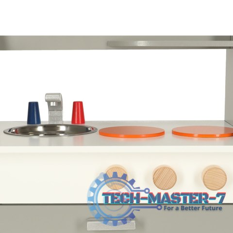 Kuchnia dla dzieci drewniana MDF piekarnik garnki akcesoria 70cm Kuchnia dla dzieci drewniana MDF piekarnik garnki akcesoria 70cm