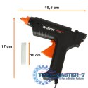 WOKIN Pistolet do kleju klejenia na gorąco 15W + wkłady 11,2mm WOKIN Pistolet do kleju klejenia na gorąco 15W + wkłady 11,2mm