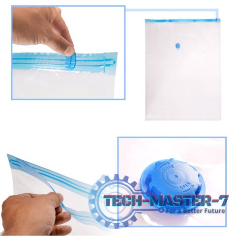 Worki próżniowe na ubrania 8 sztuk 4 rozmiary 35x40cm, 40x60cm, 60x80cm, 80x100cm Worki próżniowe na ubrania 8 sztuk 4 rozmiary 35x40cm, 40x60cm, 60x80cm, 80x100cm