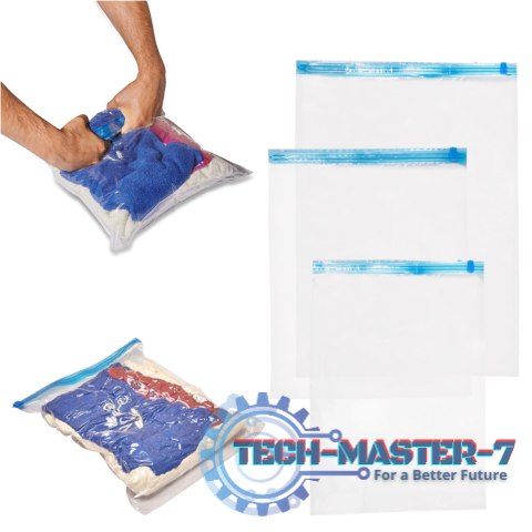 Worki próżniowe rolowane na ubrania 9 sztuk 3 rozmiary 35x50cm, 40x50cm, 50x70cm Worki próżniowe rolowane na ubrania 9 sztuk 3 rozmiary 35x50cm, 40x50cm, 50x70cm