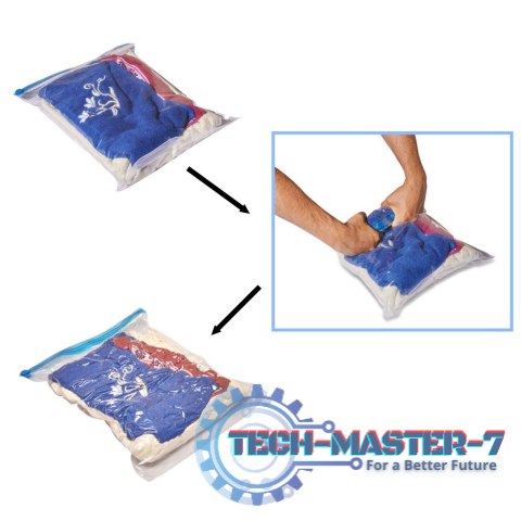 Worki próżniowe rolowane na ubrania 9 sztuk 3 rozmiary 35x50cm, 40x50cm, 50x70cm Worki próżniowe rolowane na ubrania 9 sztuk 3 rozmiary 35x50cm, 40x50cm, 50x70cm