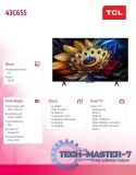 Telewizor QLED 43 cale 43C655