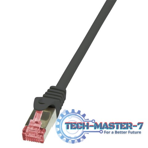 LOGILINK S/FTP Cat.6 1 m Czarny 1 Patchcord LOGILINK S/FTP Cat.6 1 m Czarny 1 Patchcord
