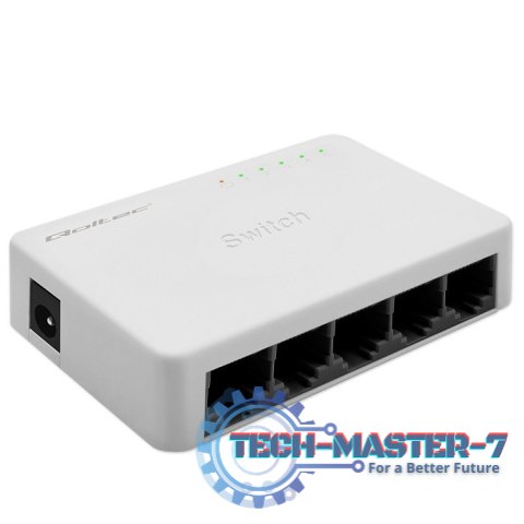 SWITCH przełącznik sieciowy 5 x port RJ45 | 100Mbps | Fast Ethernet| LAN SWITCH przełącznik sieciowy 5 x port RJ45 | 100Mbps | Fast Ethernet| LAN