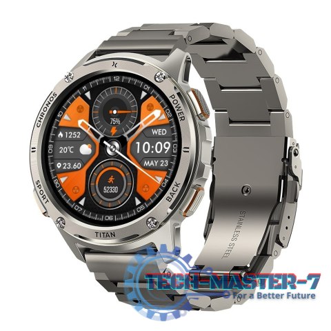 Smartwatch FW110 Titan Chronos Srebrny Smartwatch FW110 Titan Chronos Srebrny