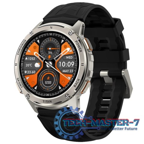Smartwatch FW110 Titan Chronos Srebrny Smartwatch FW110 Titan Chronos Srebrny
