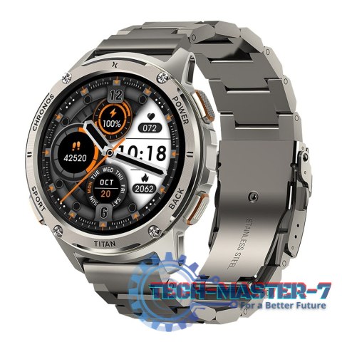 Smartwatch FW110 Titan Chronos Srebrny Smartwatch FW110 Titan Chronos Srebrny
