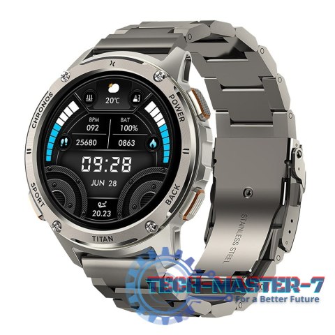 Smartwatch FW110 Titan Chronos Srebrny Smartwatch FW110 Titan Chronos Srebrny