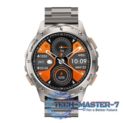 Smartwatch FW110 Titan Chronos Srebrny Smartwatch FW110 Titan Chronos Srebrny