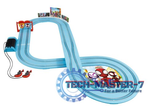 Tor samochodowy z pojazdami First Spider Man Spidey Go 2,9m Tor samochodowy z pojazdami First Spider Man Spidey Go 2,9m