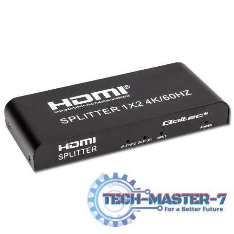 Aktywny rozdzielacz Splitter 2 x HDMI 4K x 2K | 6Gb/s | 60Hz Aktywny rozdzielacz Splitter 2 x HDMI 4K x 2K | 6Gb/s | 60Hz
