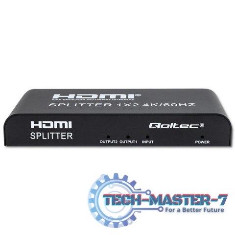 Aktywny rozdzielacz Splitter 2 x HDMI 4K x 2K | 6Gb/s | 60Hz Aktywny rozdzielacz Splitter 2 x HDMI 4K x 2K | 6Gb/s | 60Hz