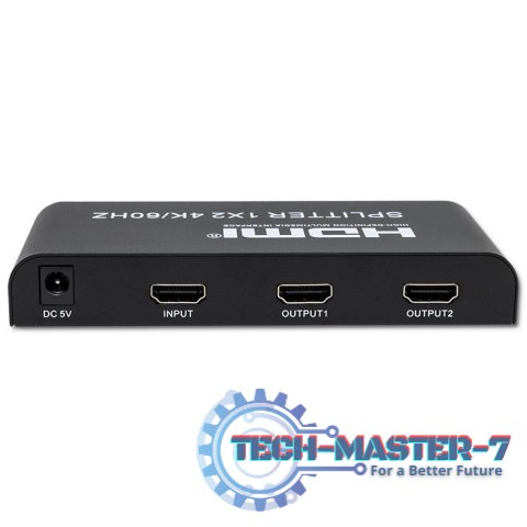Aktywny rozdzielacz Splitter 2 x HDMI 4K x 2K | 6Gb/s | 60Hz Aktywny rozdzielacz Splitter 2 x HDMI 4K x 2K | 6Gb/s | 60Hz