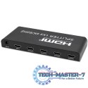Aktywny rozdzielacz Splitter 4 x HDMI 4K x 2K | 6Gb/s | 60Hz Aktywny rozdzielacz Splitter 4 x HDMI 4K x 2K | 6Gb/s | 60Hz