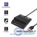 Inteligentny czytnik chipowych kart ID SCR-0636 | USB typu C Inteligentny czytnik chipowych kart ID SCR-0636 | USB typu C