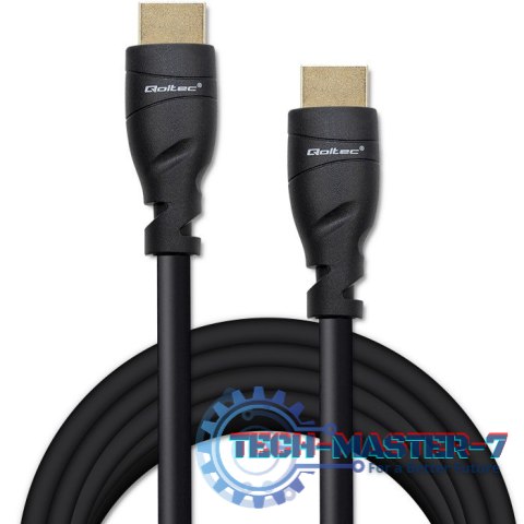 Kabel HDMI v2.1 Ultra High Speed 8K | 60Hz | 26AWG | 5m Złoty Kabel HDMI v2.1 Ultra High Speed 8K | 60Hz | 26AWG | 5m Złoty
