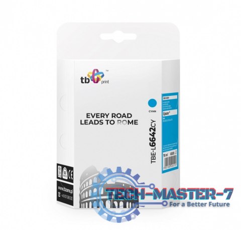 Tusz do Epson L100/110/200/210/3xx/550 TBE-L6642CY CY Tusz do Epson L100/110/200/210/3xx/550 TBE-L6642CY CY