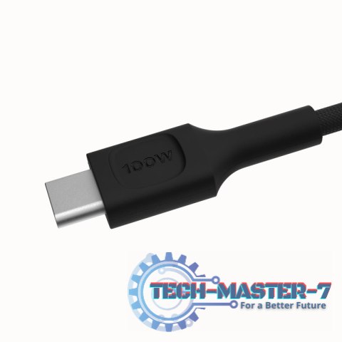 Kabel USB-C-USB-C PowerStream 100W oplot 1,2m czarny Kabel USB-C-USB-C PowerStream 100W oplot 1,2m czarny