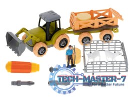 Gospodarstwo rolne farma traktor maszyny rolnicze zwierzęta zagroda owce + śrubokręt