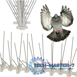 Kolce metalowe na ptaki gołębie 50cm x 11cm x 4cm