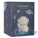 Lampka nocna dla dzieci silikonowa dotykowa miękka 8 LED USB RGB biała astronauta