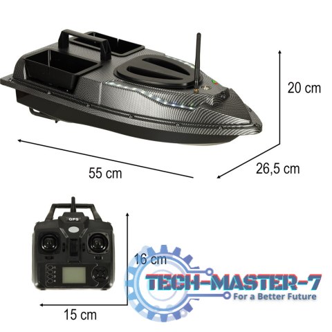 Łódka zanętowa zdalnie sterowana łódź GPS Flytec V900 5,4 km/h 1,5 kg Łódka zanętowa zdalnie sterowana łódź GPS Flytec V900 5,4 km/h 1,5 kg
