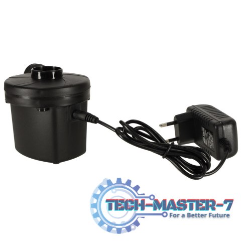 Pompka elektryczna do materaca piłki ponton basen turystyczna przenośna mobilna 2w1 12V/240V końcówki Pompka elektryczna do materaca piłki ponton basen turystyczna przenośna mobilna 2w1 12V/240V końcówki