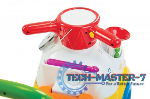 Jeździk Fisher Price Muzyczna Parada żółty Jeździk Fisher Price Muzyczna Parada żółty