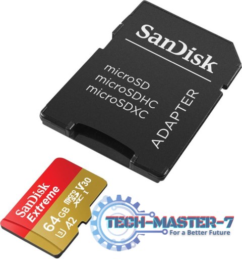 Karta pamięci Extreme microSDXC 64GB 170/80 MB/s A2 V30 U3 Karta pamięci Extreme microSDXC 64GB 170/80 MB/s A2 V30 U3